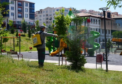 Keçiören`de İlaçlama Seferberliği